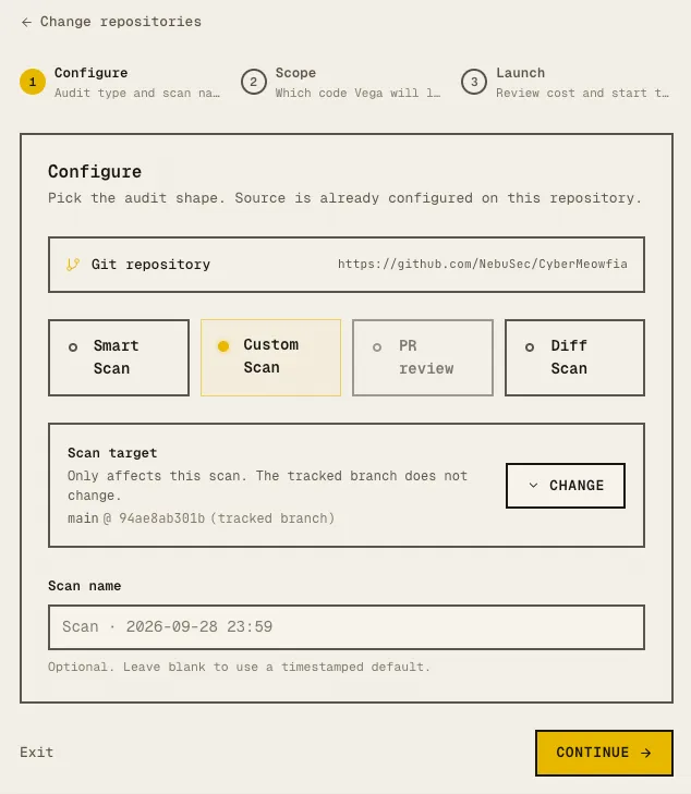 Scan types