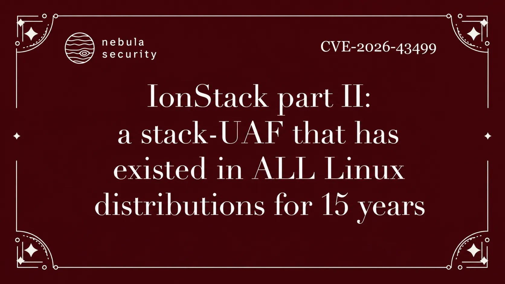 IonStack part II: GhostLock, a stack-UAF that has existed in ALL Linux distributions for 15 years
